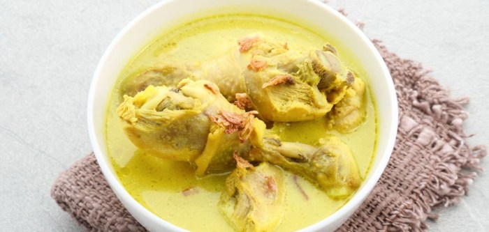 Resep opor ayam ala restoran