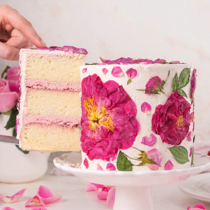 Rose cake recipe edible roses gimmesomeoven petal