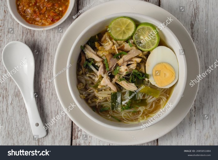 Resep soto ayam untuk 50 porsi