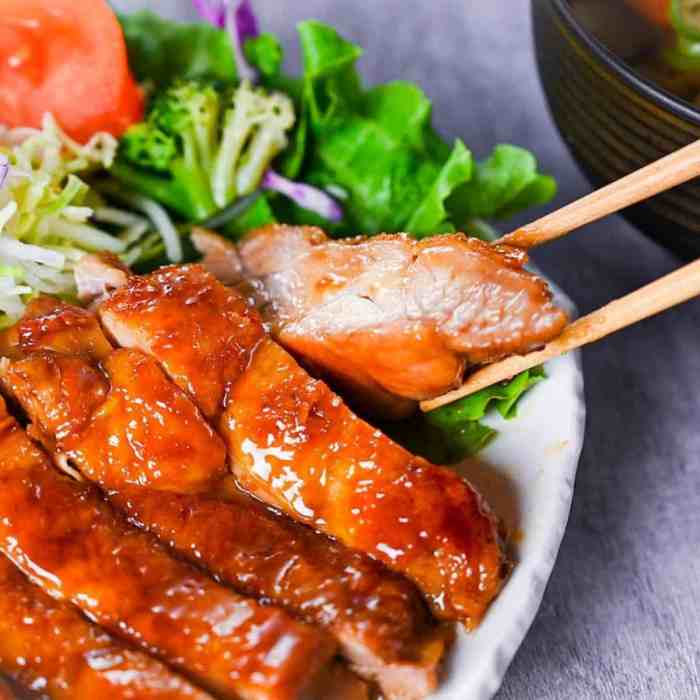 Resep ayam tepung teriyaki